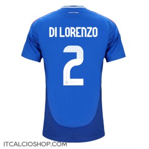 Italia Giovanni Di Lorenzo #2 Prima Maglia Europei 2024 Manica Corta